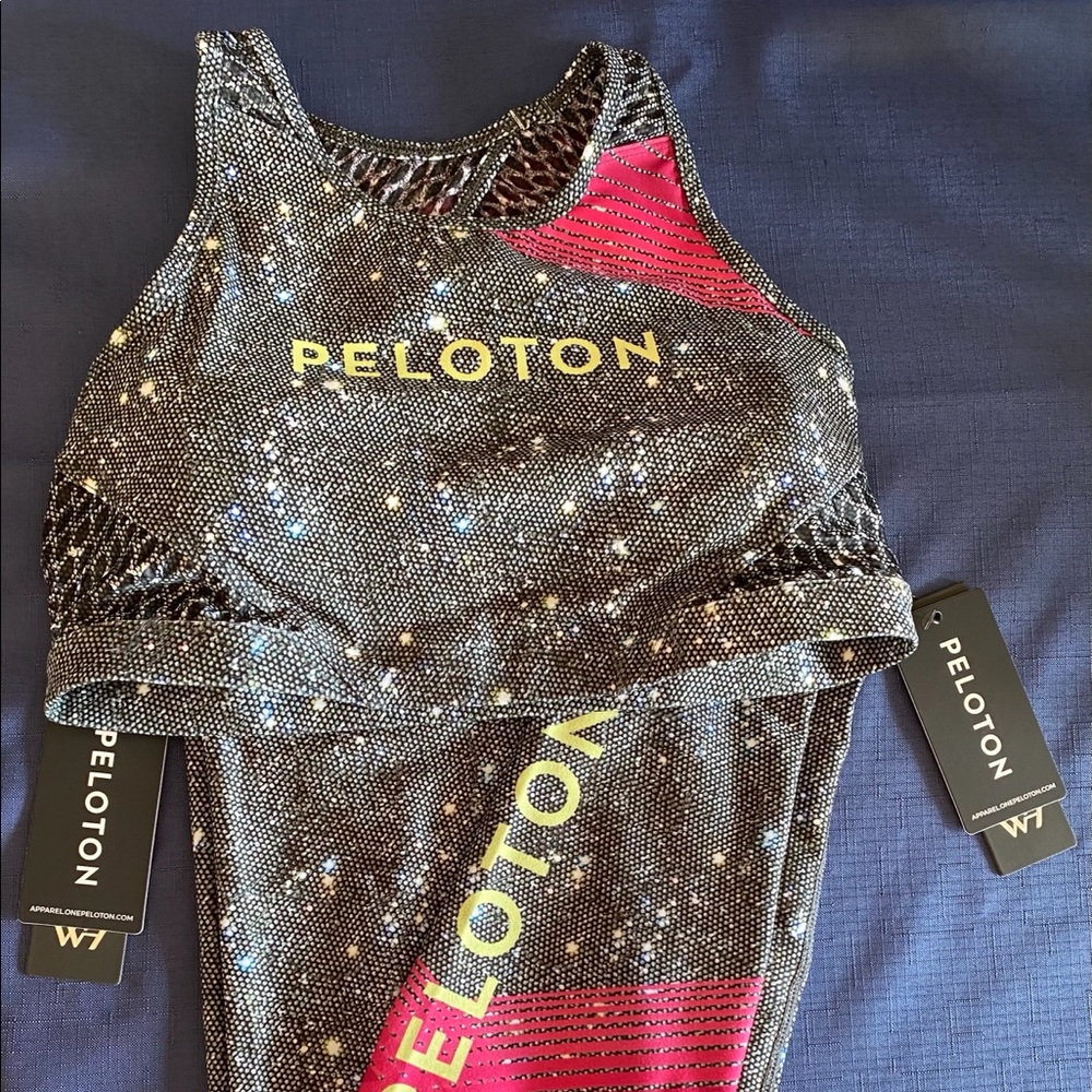 Peloton Girls Night Out Large Bra&Leggings Set NWT